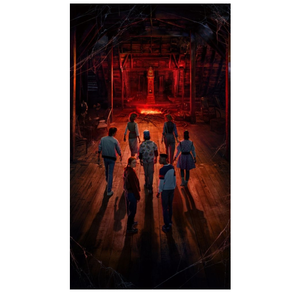 Painel2x1 Stranger Things retangular